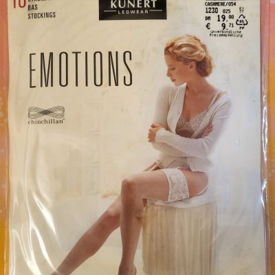 Kunert Emotions 15 Denier Stay Up Stockings-Cashmere- Stockings L